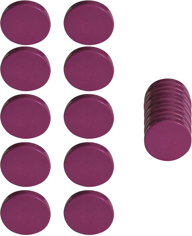 Saricho Coral Frag Magnetic Base and Plugs - Waterproof, Purple, Round 10-Piece Set - Image 1